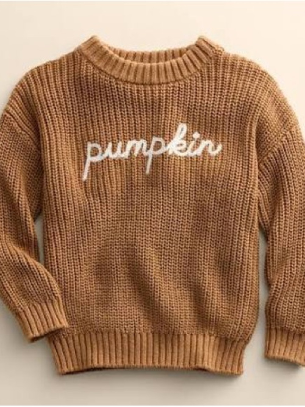 Pumpkin' Script Crewneck Fall Sweater